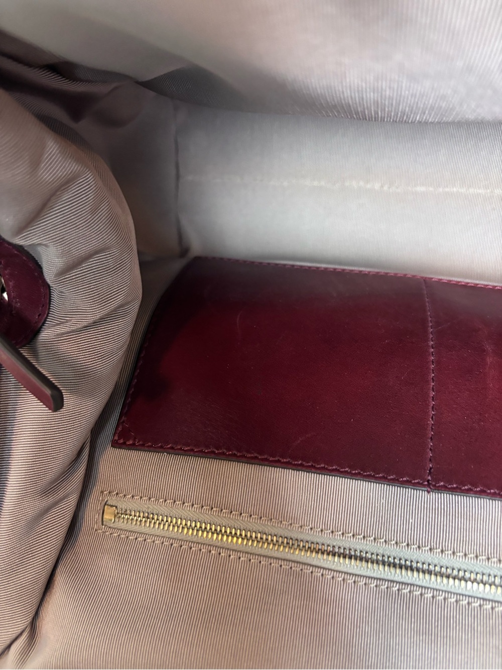 Jason Wu Daphne Smooth Burgundy Leather Luxury Shoulder Bag - Picture 10 of 16